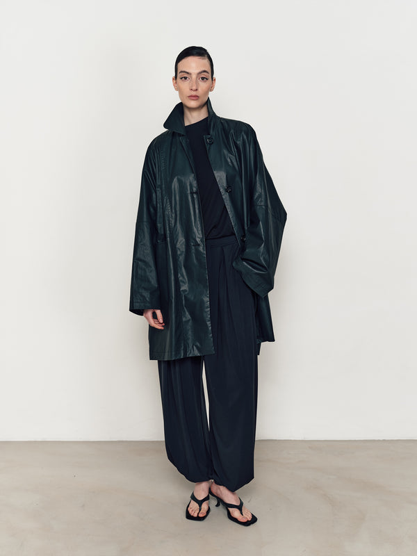 Two-color lantern pants