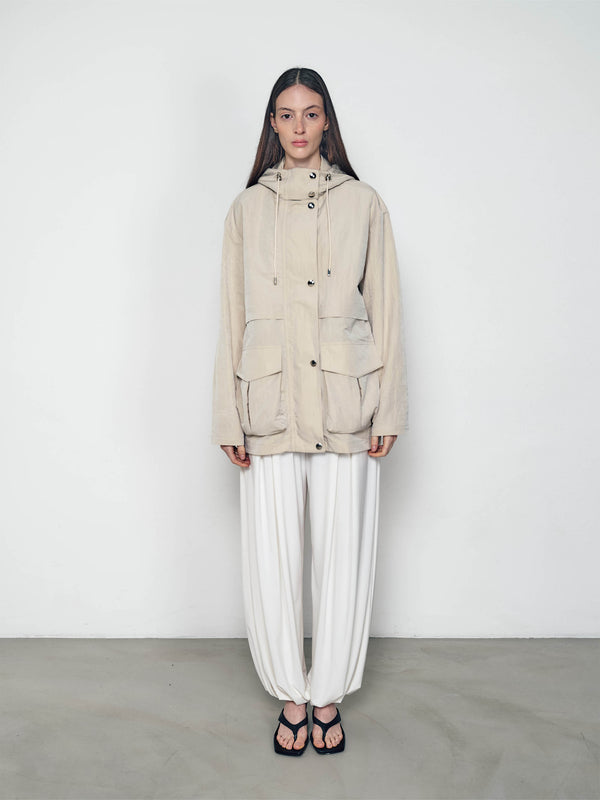 Workwear hooded jacket