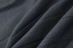 Wool fitted suit jacket