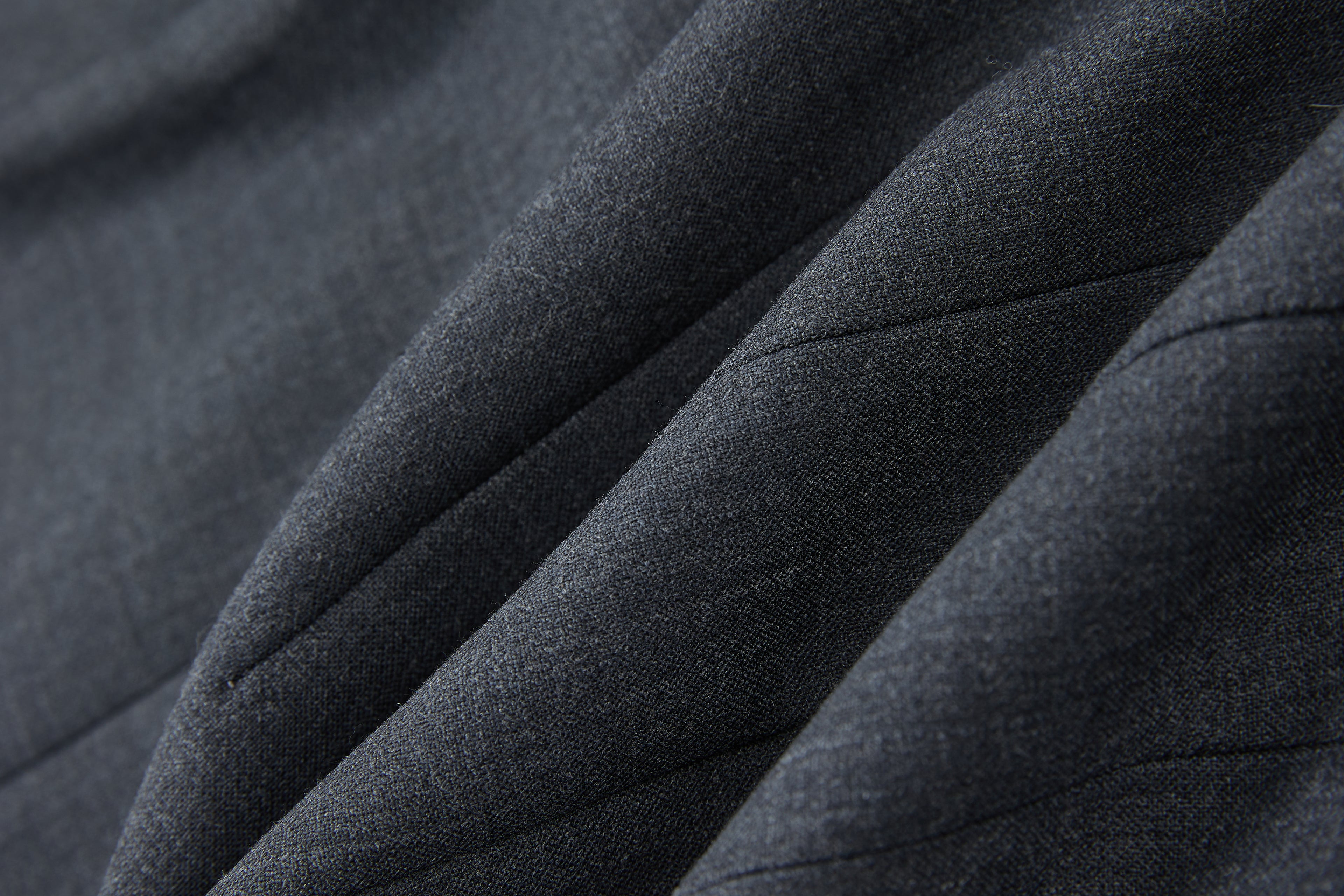 Wool fitted suit jacket