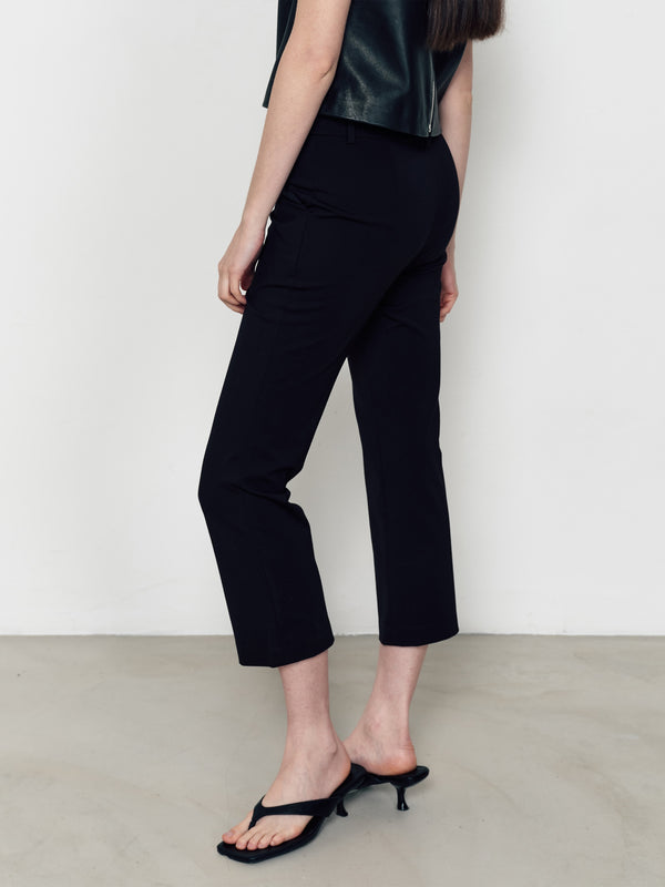 Capri pants stretch straight eight-leg pants