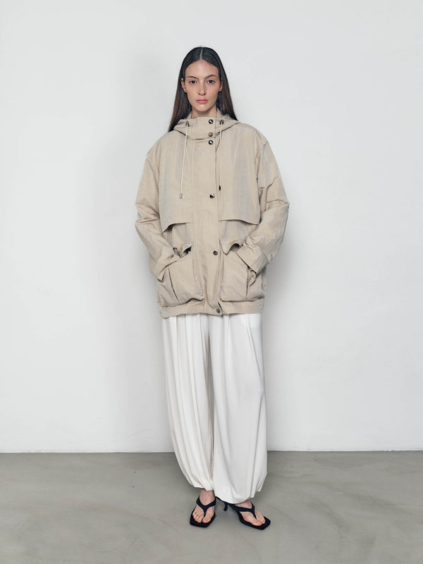 Workwear hooded jacket