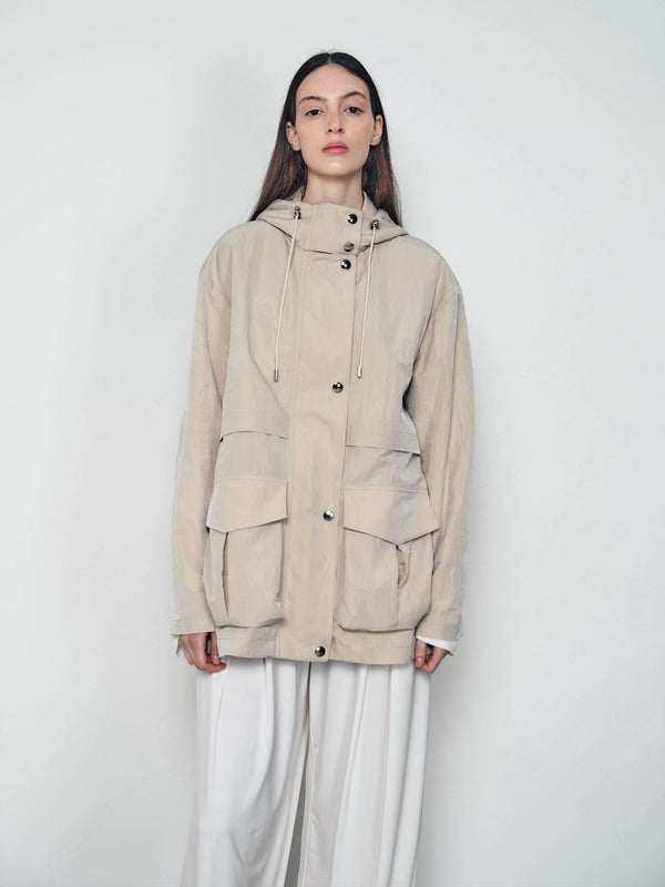 Workwear hooded jacket