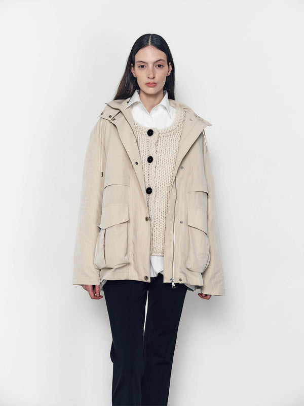 Workwear hooded jacket