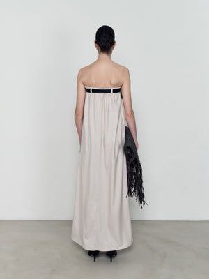 Strapless dress