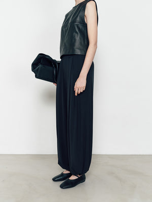 Two-color lantern pants