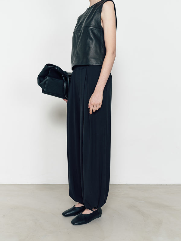 Two-color lantern pants