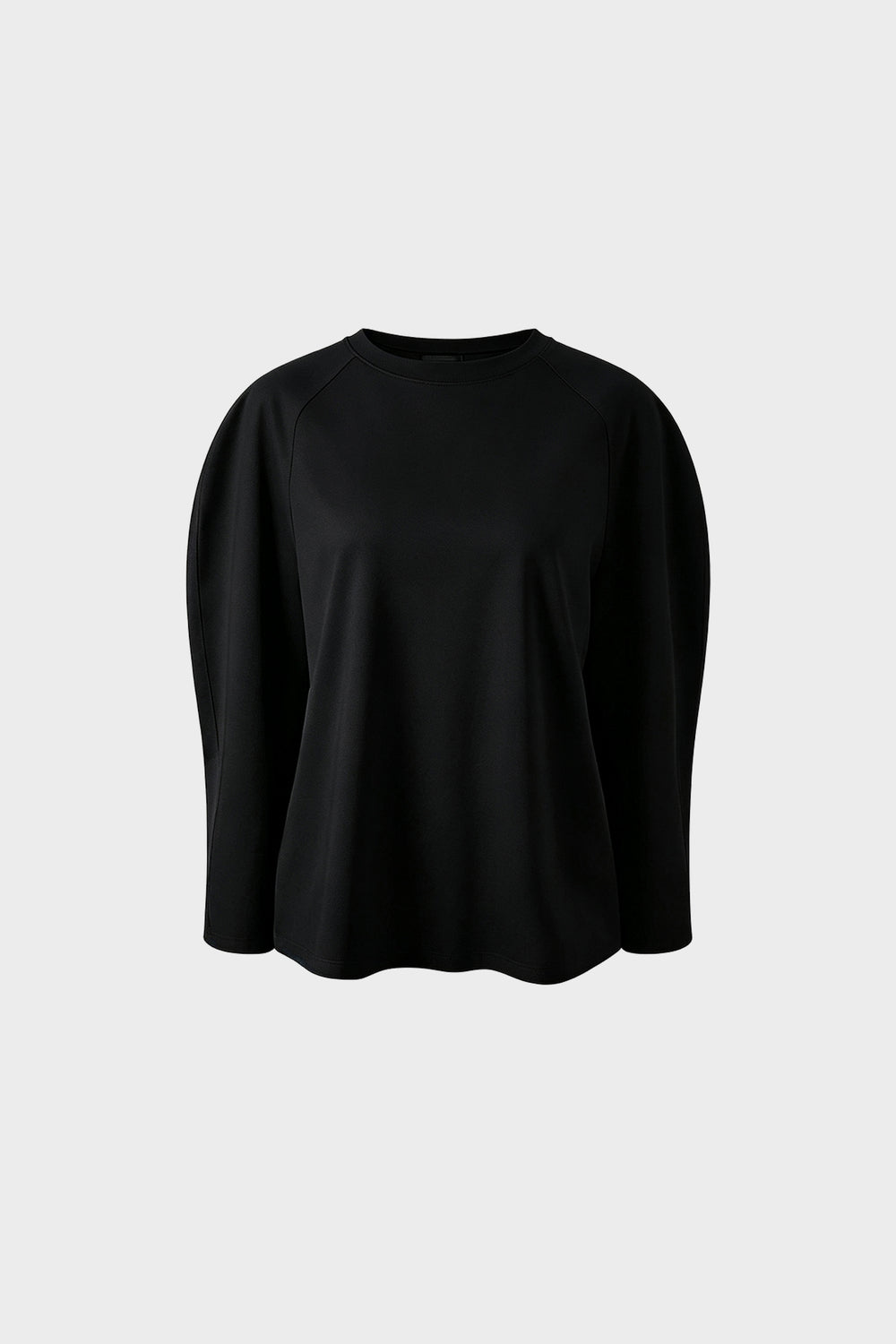 Pima Cotton Oversized Set-in Sleeve Knit Sweater