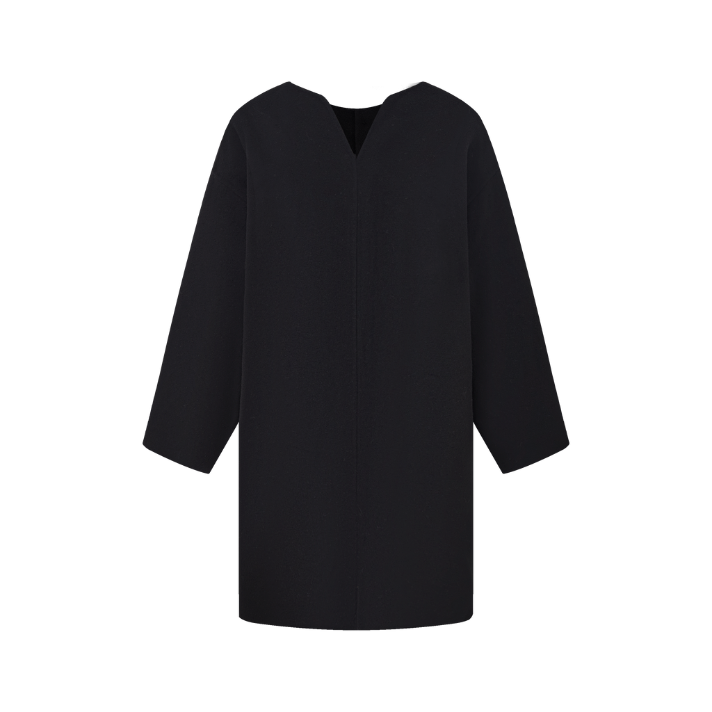 Double-sided woolen two-piece dress