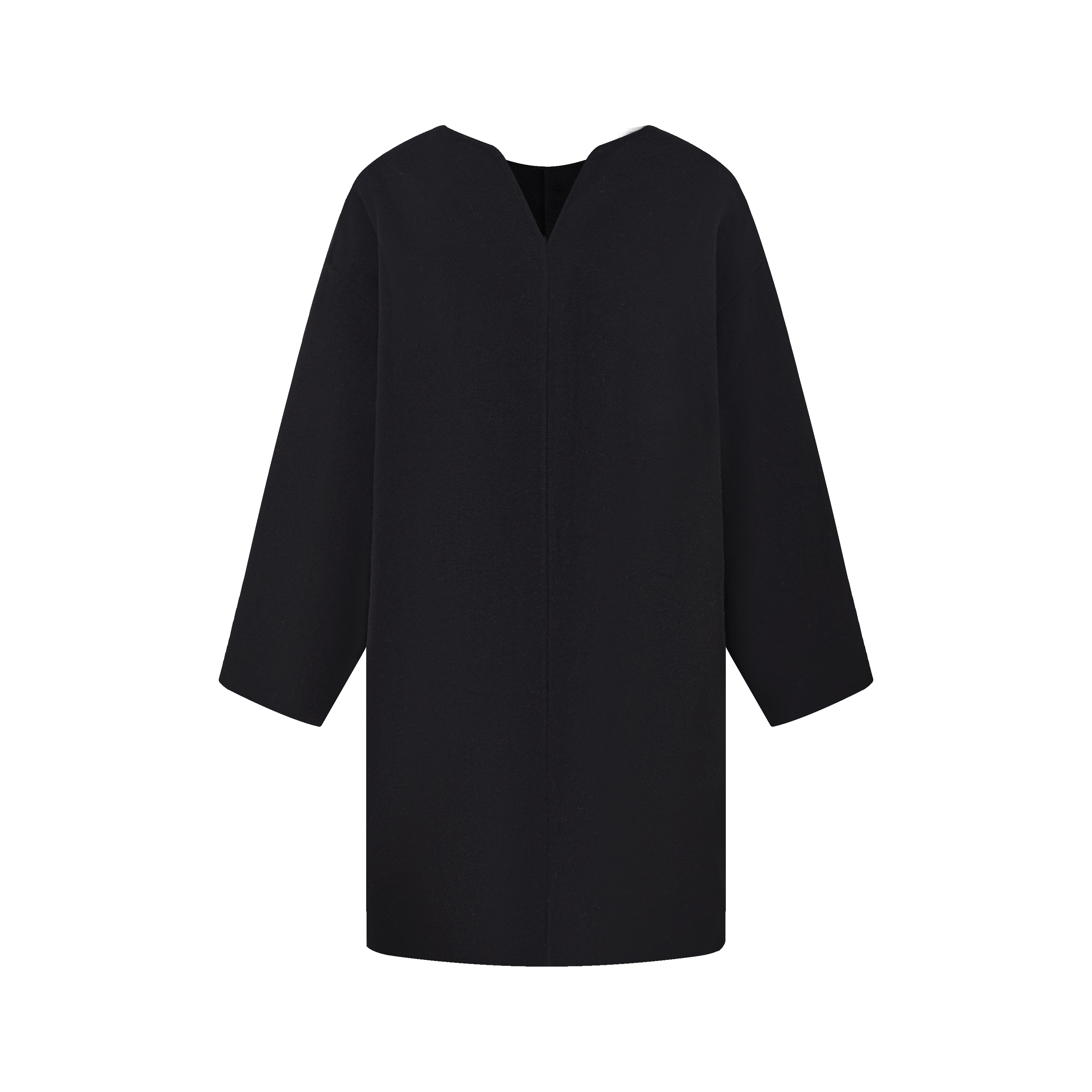 Double-sided woolen two-piece dress