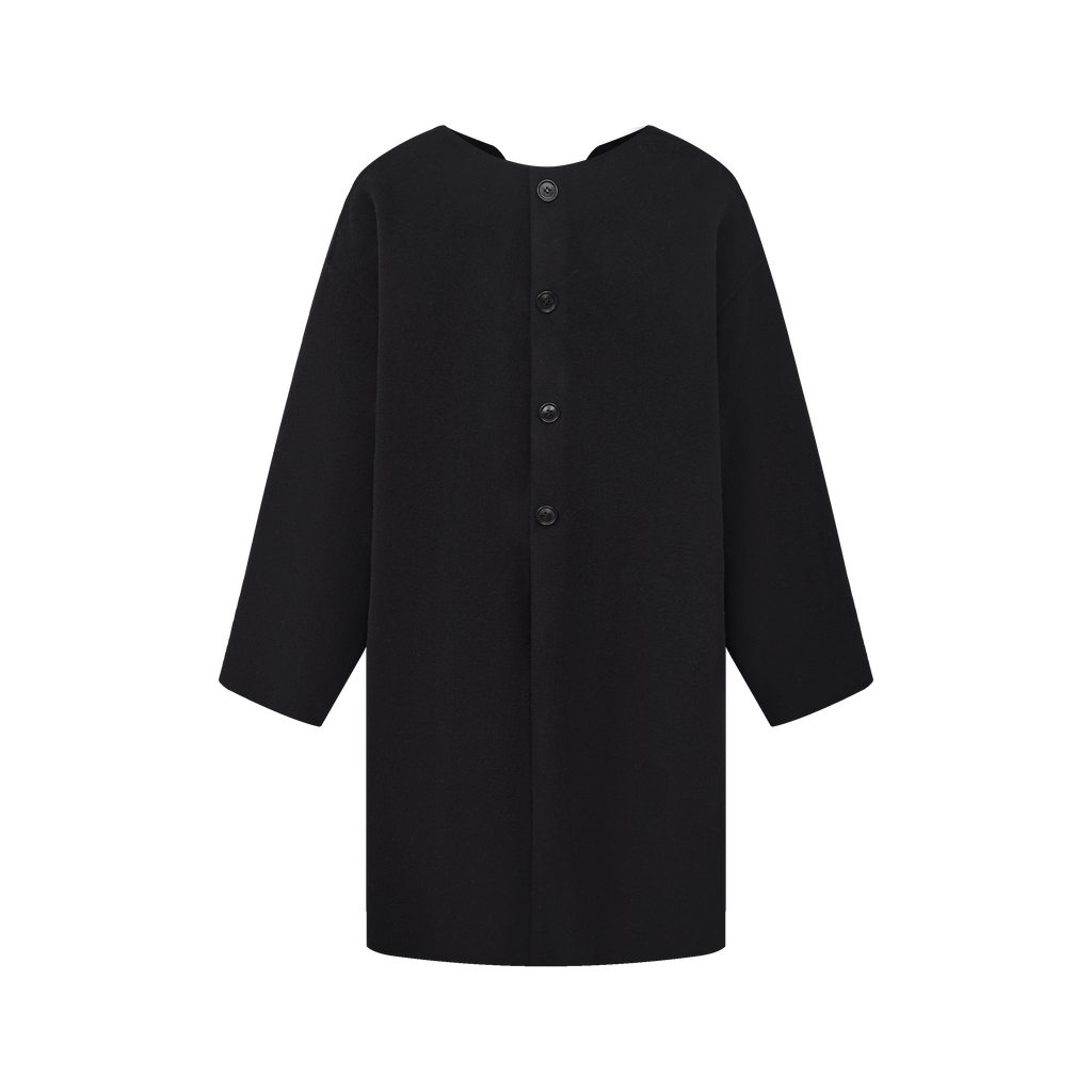 Double-sided woolen two-piece dress