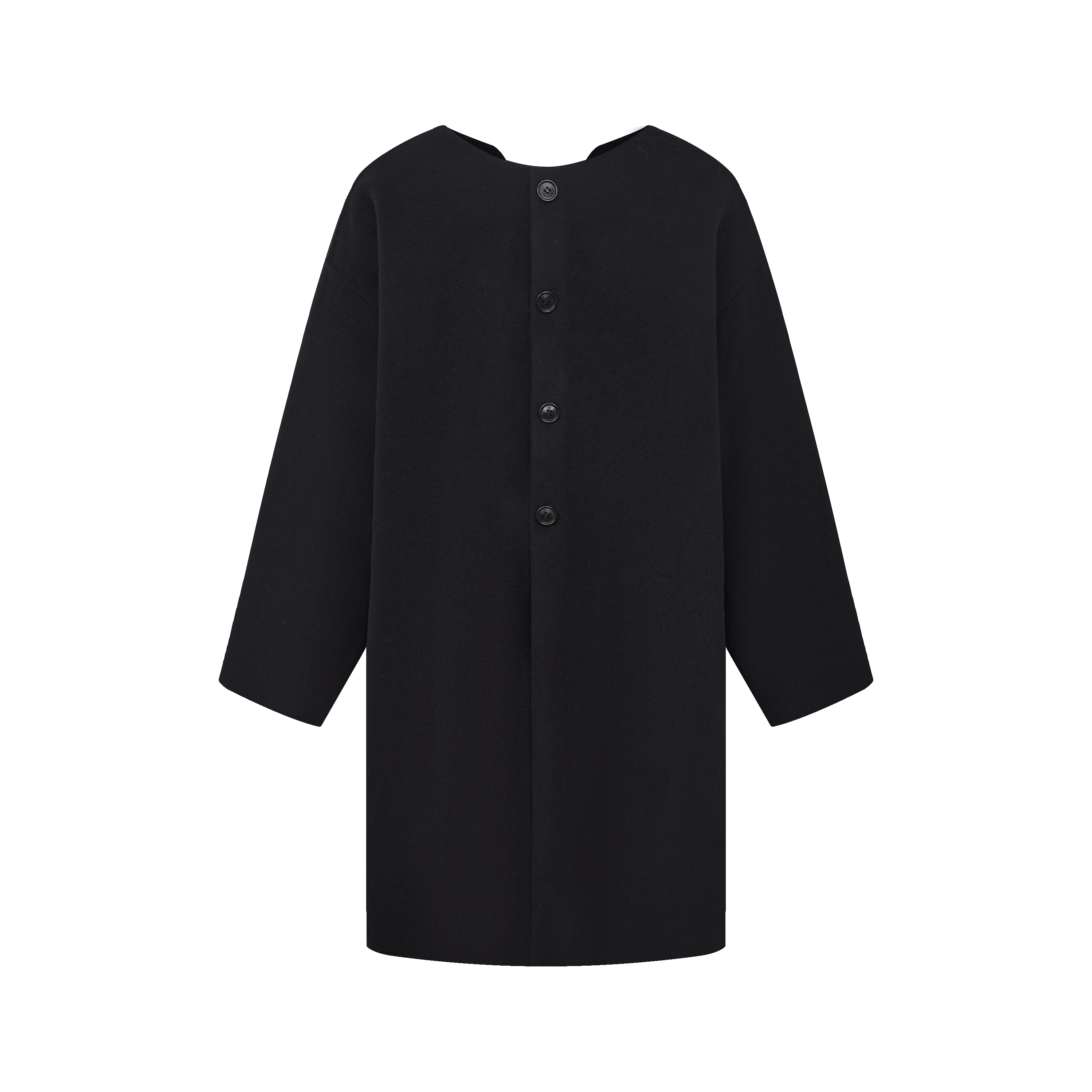 Double-sided woolen two-piece dress