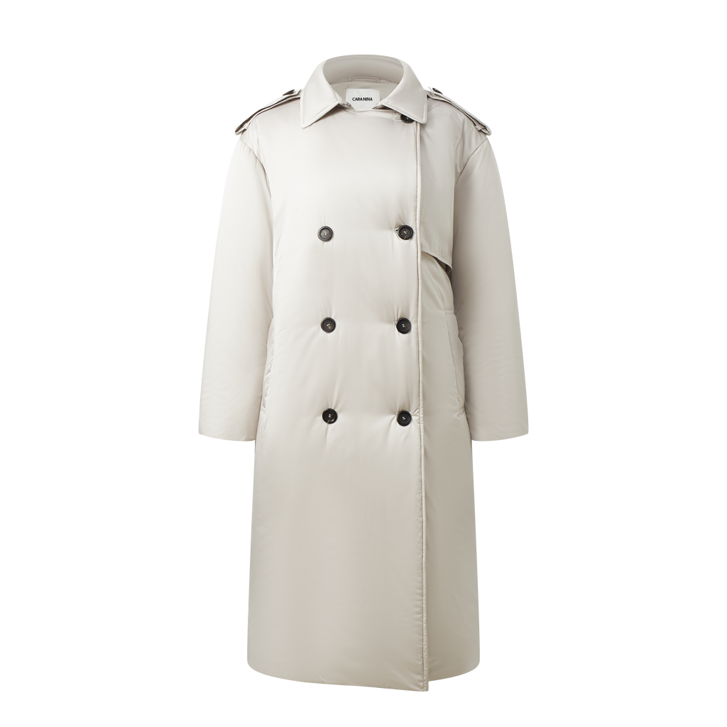 Windbreaker style down jacket